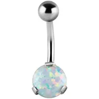 Wildcat Synthetic Opal - 10,0 mm, Bela