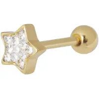 Wildcat Jewelled Star - 1,6 mm, 12,0 mm, Bela