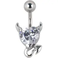 Wildcat Devil Heart - 1,6 mm, 8,0 mm, Bela