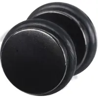 Wildcat Deluxe Fake Plug - 1,2 mm, Schwarz