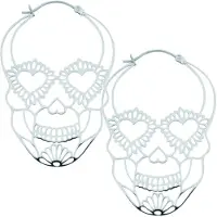 Wildcat Sugarskull Hoops - korvarenkaat
