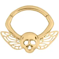 Wildcat Skull Hinged Ring