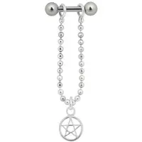 Wildcat Ear Pendant Pentagram