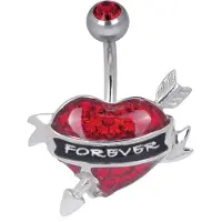 Wildcat Crystal Evolution Sealed Heart Forever Bananabell - 8,0 mm, Rot