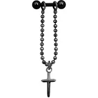 Wildcat Ear Pendant Cross