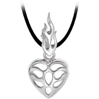 Wildcat Flamed Heart Anhänger