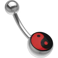 Wildcat Picturebell 1.6x8mm Ying Yang red