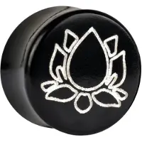 Wildcat Lotus on Horn Deluxe Plugs - 28,0 mm, Platinum