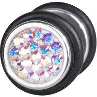 Wildcat Crystal Fake Plug - 1,2 mm, Aurora Boreale