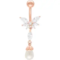 Wildcat Butterfly Pearl Bananabell - napakoru - Ruusukultainen metalli