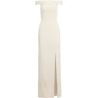 Ralph Lauren Strtch Modern Crepe-Gown - Cream - 40
