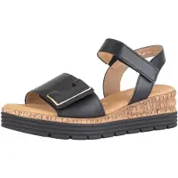 Gabor Wedge Sandal - Black - 41