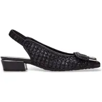 Hispanitas for woman. RHV264658 Black Azucena shoes (38), Leather, Flat, 1 to 3 cm, None, Casual, Party, Classic