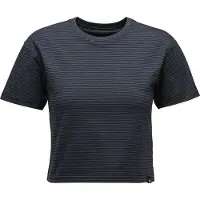 Black Diamond Stripe Crop Lyhythihainen T-paita