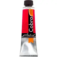 Cobra Artist Water-Mixable Oil Colour Tube Quinacridone Red 364