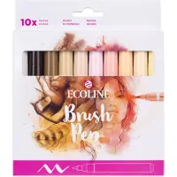 Bruynzeel Ecoline Brush Pen set Portrait 10 Colors