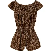 Name it Nkfvinaya Ss Playsuit Fffff Noos - Brown - 122