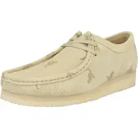 Clarks Originals Mokkasiinit 'Wallabee' vaaleanruskea / oliivi