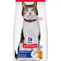 Hill's Pet Nutrition Hills Science Plan Senior Adult 7+ Chicken kuivaruoka vanhemmille kissoille, 3 kg