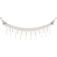 House Nordic Eli - Hammock, Polyester/Cotton, Larch, Off White - Beige - 200X80X3CM