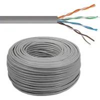 Macleans bulk cable - 100 m - grey - Harmaa
