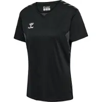 Hummel Toiminnallinen paita 'Authentic' harmaa / musta / valkoinen