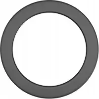 FIXED MagPlate-sovitinrengas MagSafe-käyttöön Musta