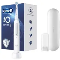 Braun Sähköhammasharja - ORAL-B - iO Series 4 - Valkoinen - Hypoallergeeninen - Aikuisille