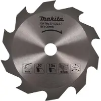 Makita Katkaisuterä puulle ; 165x2x20,0 mm; Z10; 20°
