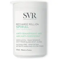 SVR Antiperspirantin täydennys Spirial Déodorant Anti-Transpirantti 48H Recharge Roll-On, 50 ml