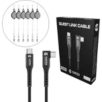 VORTEX VR VortexVR USB-C 10m kaapelisetti Meta Linkille | Koukuilla Meta Quest 3 / 3S / 2 -laseille