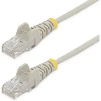 StarTech.com U/UTP Cat6 Slim laitekaapeli, LSZH, 1,5m, harmaa