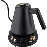 Adler AD 1349 -vedenkeitin, 1,0 l, musta