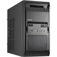 Chieftec LT-01B-350GPB, Mini Tower, PC, Musta, Mini-ATX, SECC, 14 cm