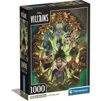 Clementoni 1000 Villains Compact Palapeli
