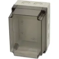 Fibox PCM 150/125 T 6016916 Universalkabinetti 180 x 130 x 125 Polykarbonaatti Gråhvid (RAL 7035) 1 kpl