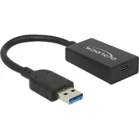 DeLOCK – Ovitin USB-C naaras - USB-A uros, USB 3.1 Gen 2, 0,15m kaapeli (65698)