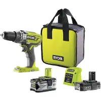 Ryobi One+ R18PD3-242S 18V 2/4Ah iskevä akkuporakone