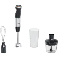 Tefal Quickchef+ HB673830 3in1 1000 W -sauvasekoitinsarja, ruostumaton teräs, musta