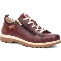 Pikolinos for woman. W3W-6979 Vigo brown leather trainers (39), Flat, Laces, Casual