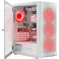 VIST Tietokone White Ryzen 7 5700X RTX 5060 32GB SSD 1TB M.2 WIFI W11
