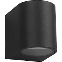 Eko-Light Ulkoseinävalaisin OVALIS 1xGU10 / 60W / 230V IP44 musta