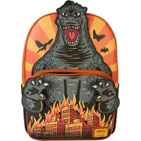 Loungefly Toho Godzilla täysikokoinen Cosplay-reppu