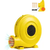 Vevor puhallettava puhallin, 870 W ja 950 W, 1,3 hv:n pomppulinnapuhallin, pumppukäyttöinen kaupallinen ilmapuhallus puhallettaville tuotteille, 3300 RPM pomppulinnan sähköinen ilmapuhallin, täydellin