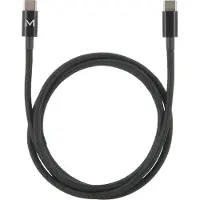Mobilis 001389, 1 m, USB C, USB C, USB 2.0, 0,48 Gbit/s, Musta