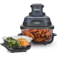 Ninja Crispi 4 Function Air Fryer-Cyber Space - Grey - 1.4L+3.8L