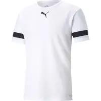 Puma Toiminnallinen paita 'TeamRise' musta / valkoinen