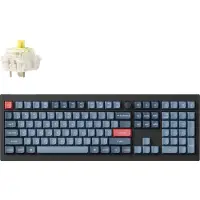 Keychron V6 MAX, Gateron Jupiter Banana Switch, Black, US