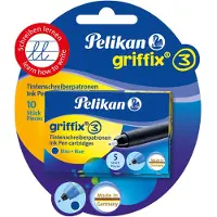 Pelikan 100401709, Sininen, Kuulakärkikynä, Valkoinen, Sininen, 5 kpl, Laatikko, Saksa