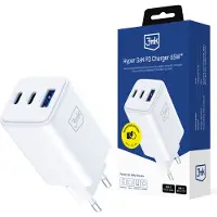 3MK Hyper GaN Charger 65W QC4+ biała